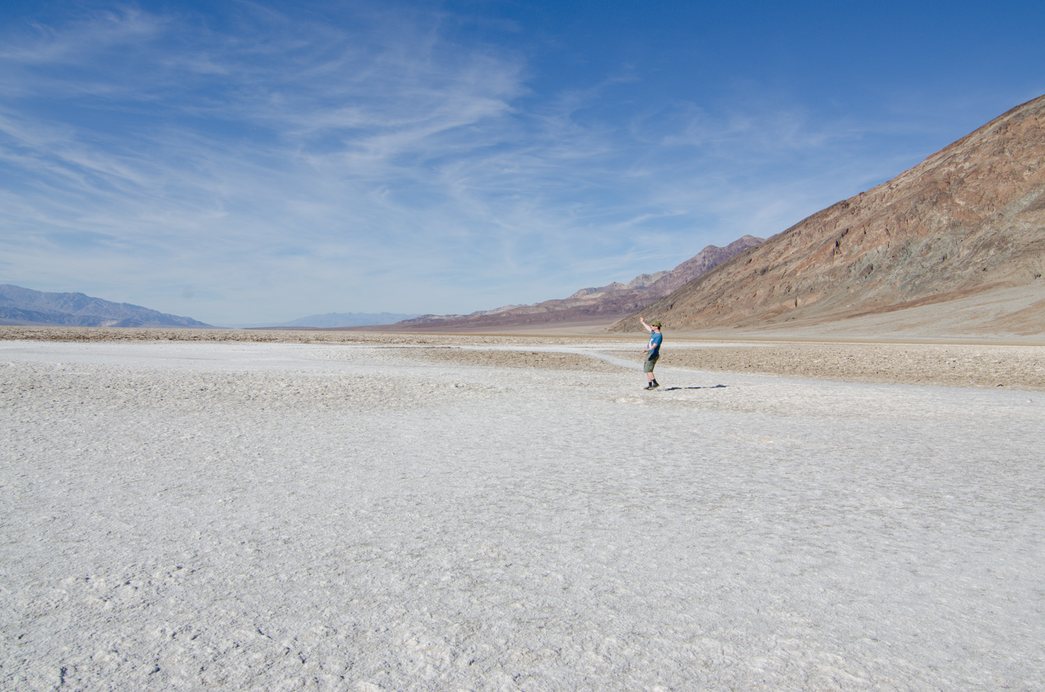 Salt flats Badwater Basin